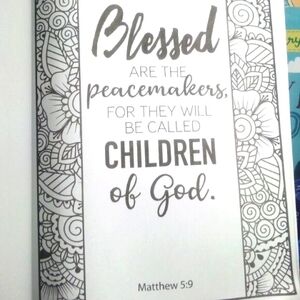 HOLY BIBLE Verses "LOVE One another" John 15:12 advance coloring book